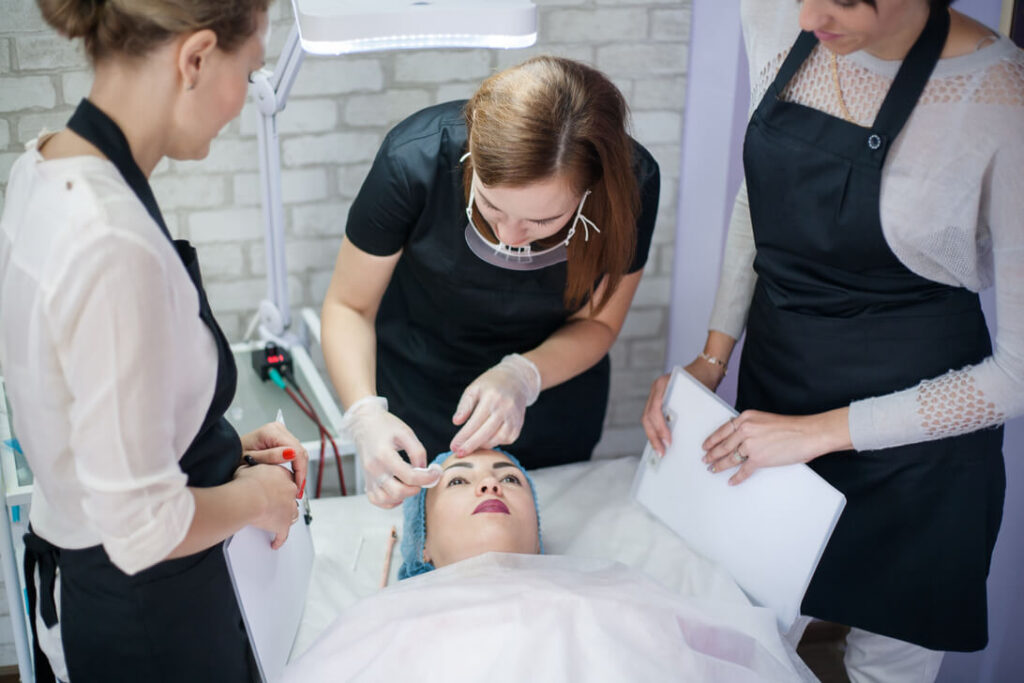 Dayton permanent makeup and permanent cosmetics offers permanent makeup training through the Permanent Makeup Academy. Permanent makeup training includes lip blush training, lip tattoo training, and brow tattoo training.